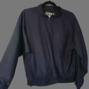 ZERO RESTRICTIONS Pullover Jacket‎ Golf Outerwear SMALL Navy Blue
